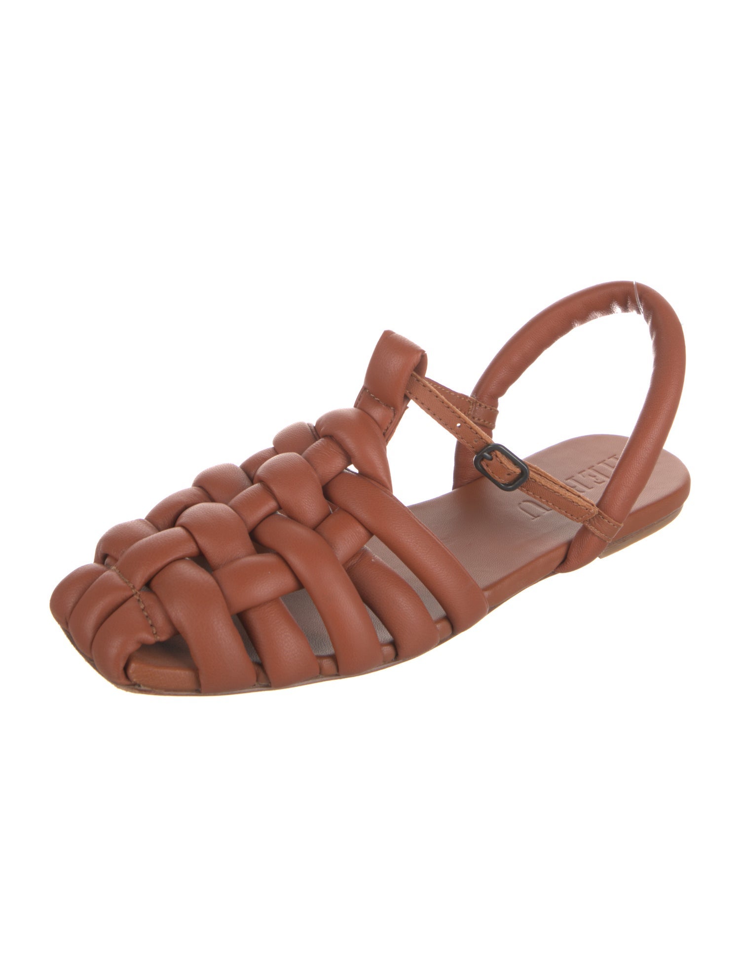 Hereu Leather Slingback Flats