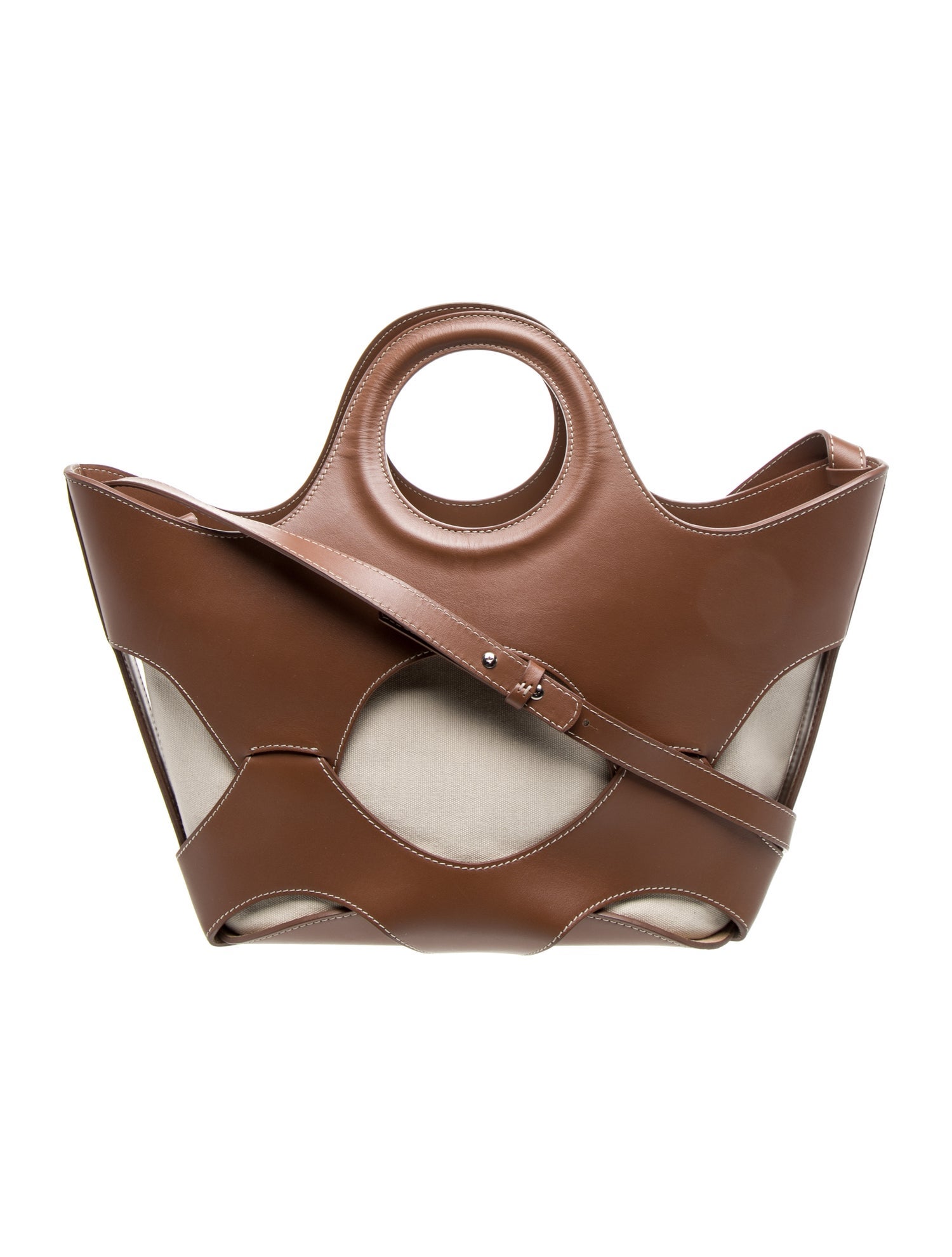 Hereu Leather Top Handle Bag