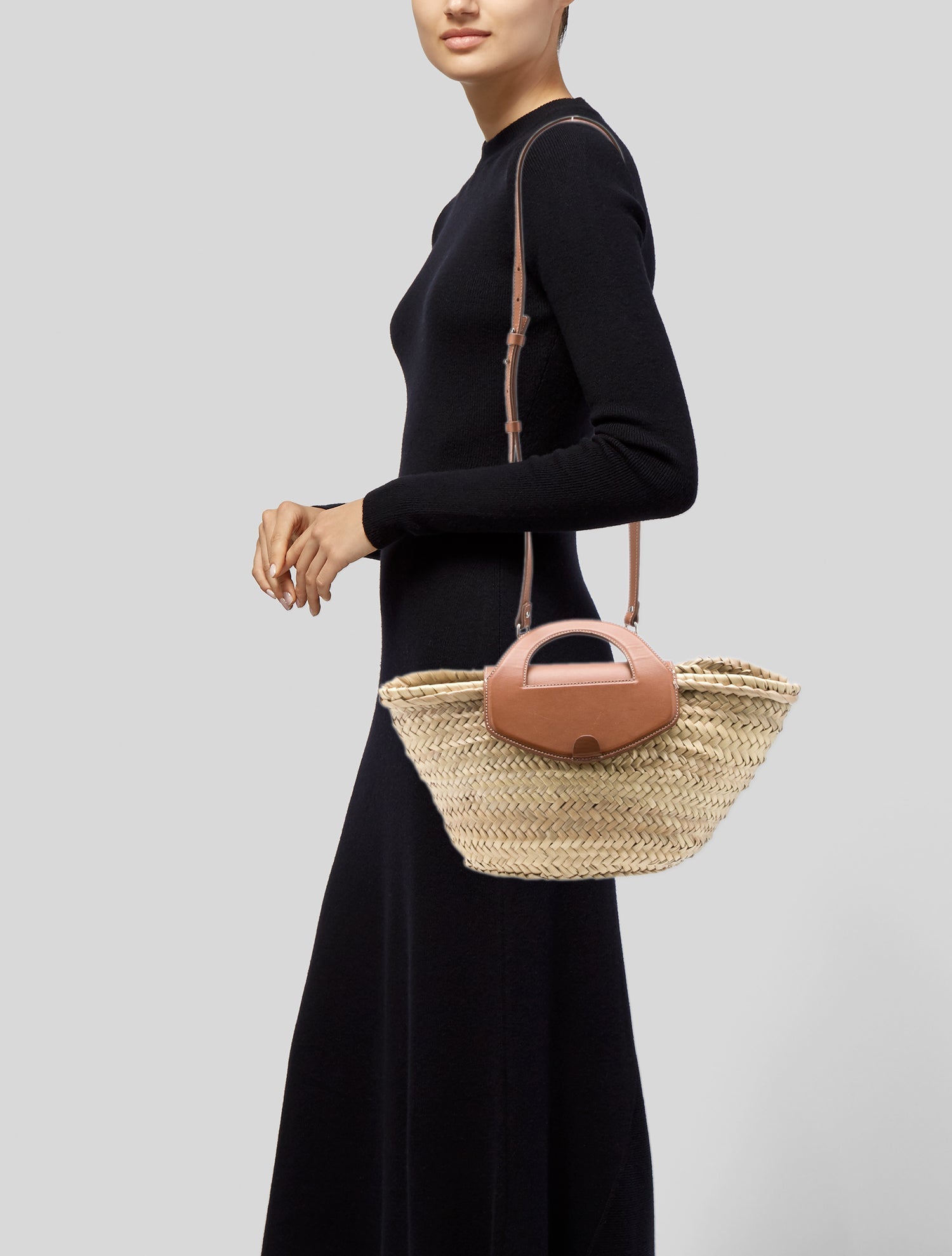 Hereu Straw Crossbody Bag