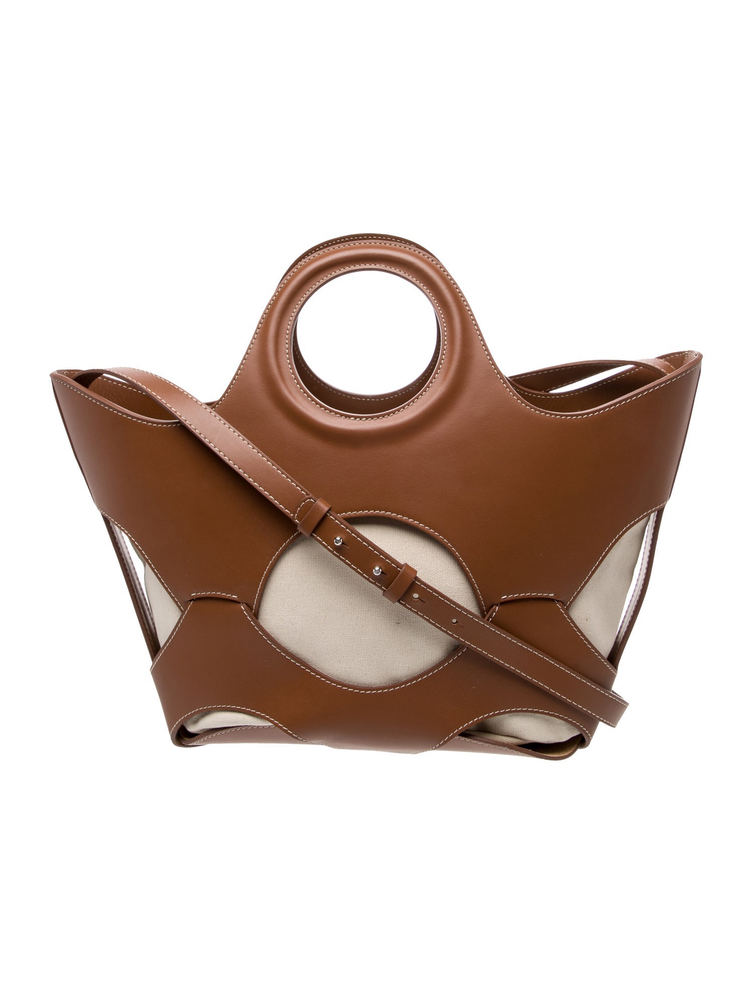Hereu Leather Top Handle Bag