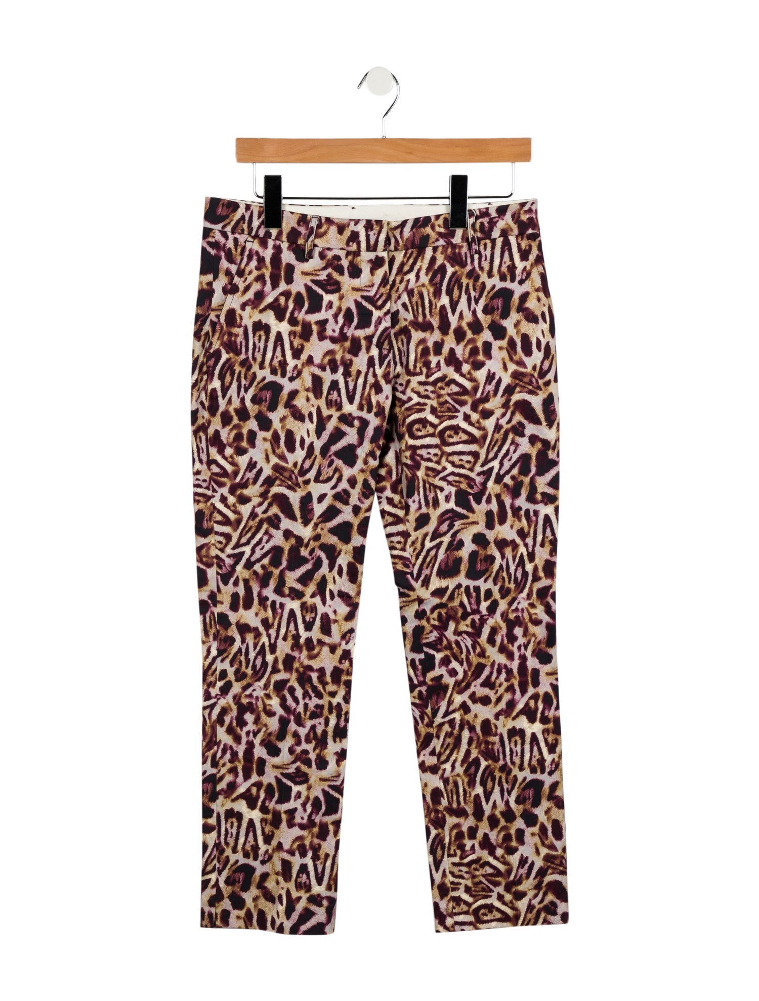 History Repeats Animal Print Straight Leg Pants