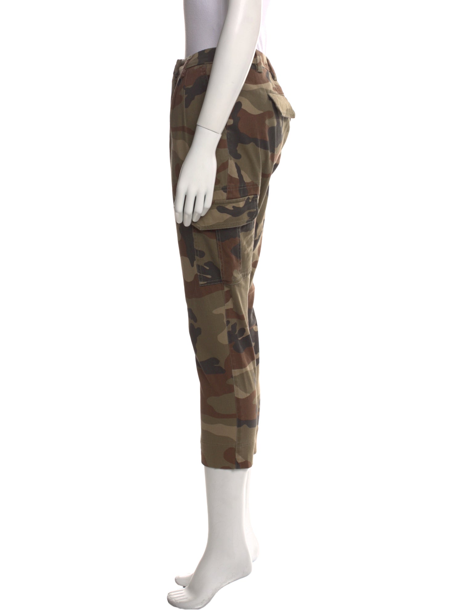 History Repeats Camouflage Print Skinny Leg Pants