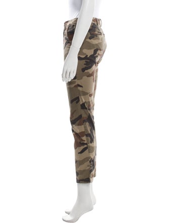 History Repeats Camouflage Print Straight Leg Pants