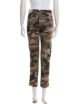 History Repeats Camouflage Print Straight Leg Pants