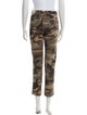History Repeats Camouflage Print Straight Leg Pants
