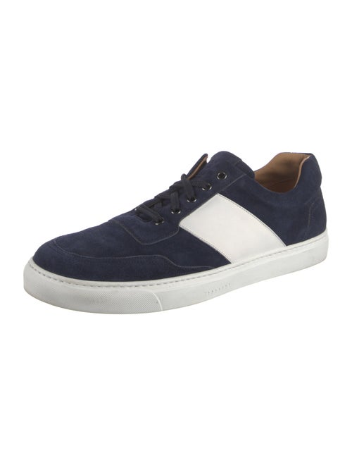 Harrys of London Suede Colorblock Pattern Sneakers