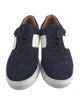 Harrys of London Suede Colorblock Pattern Sneakers
