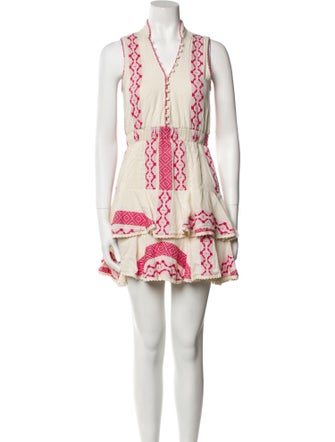 Hemanta & Nandita Printed Mini Dress
