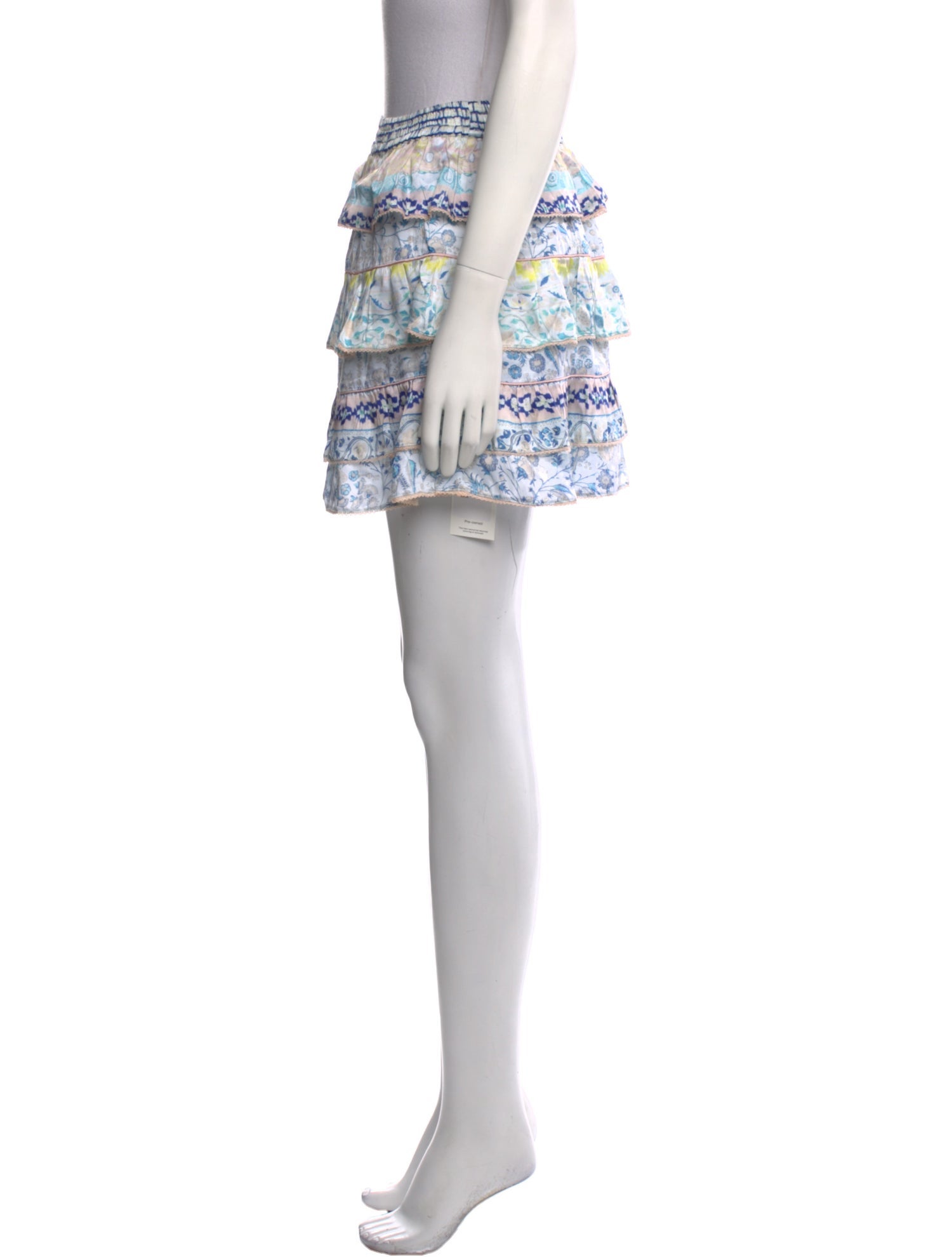 Hemanta & Nandita Striped Mini Skirt