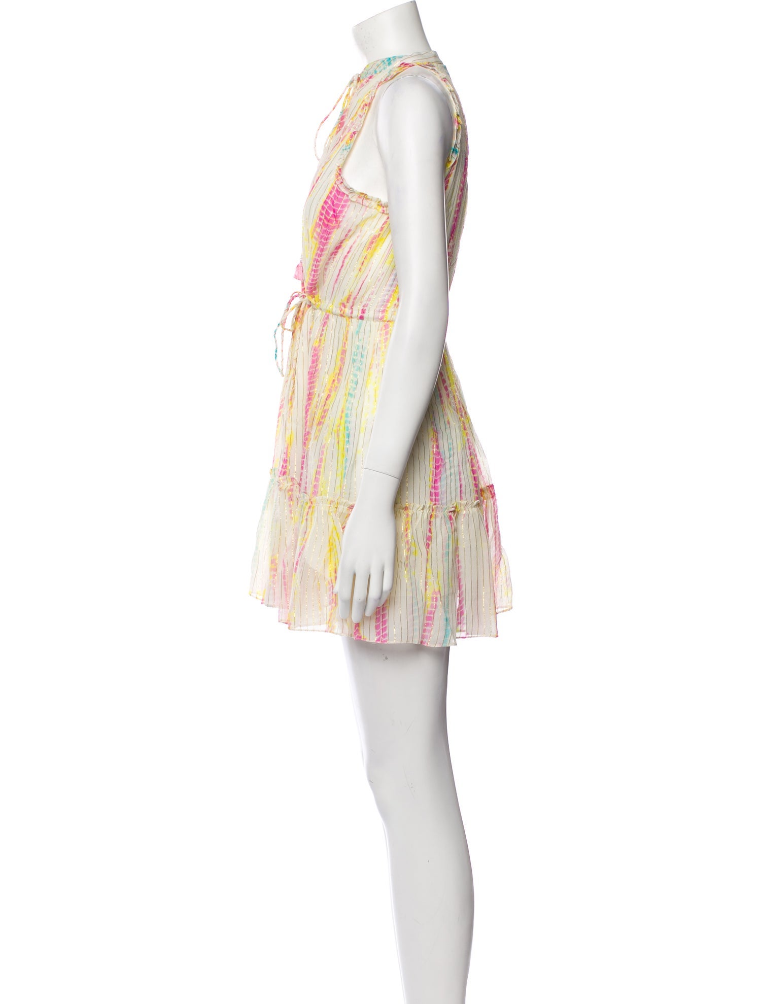 Hemanta & Nandita Printed Mini Dress