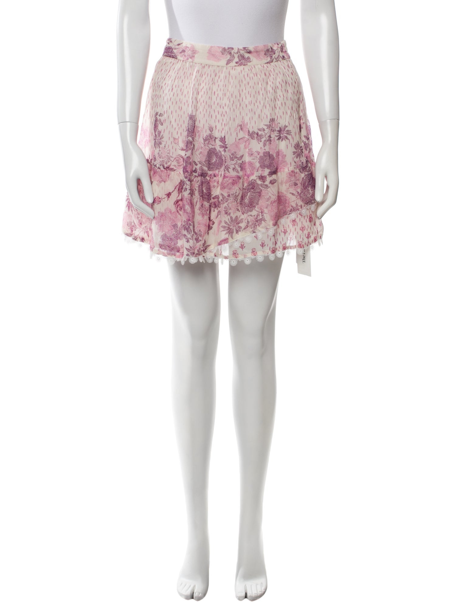 Hemanta & Nandita Floral Print Mini Skirt