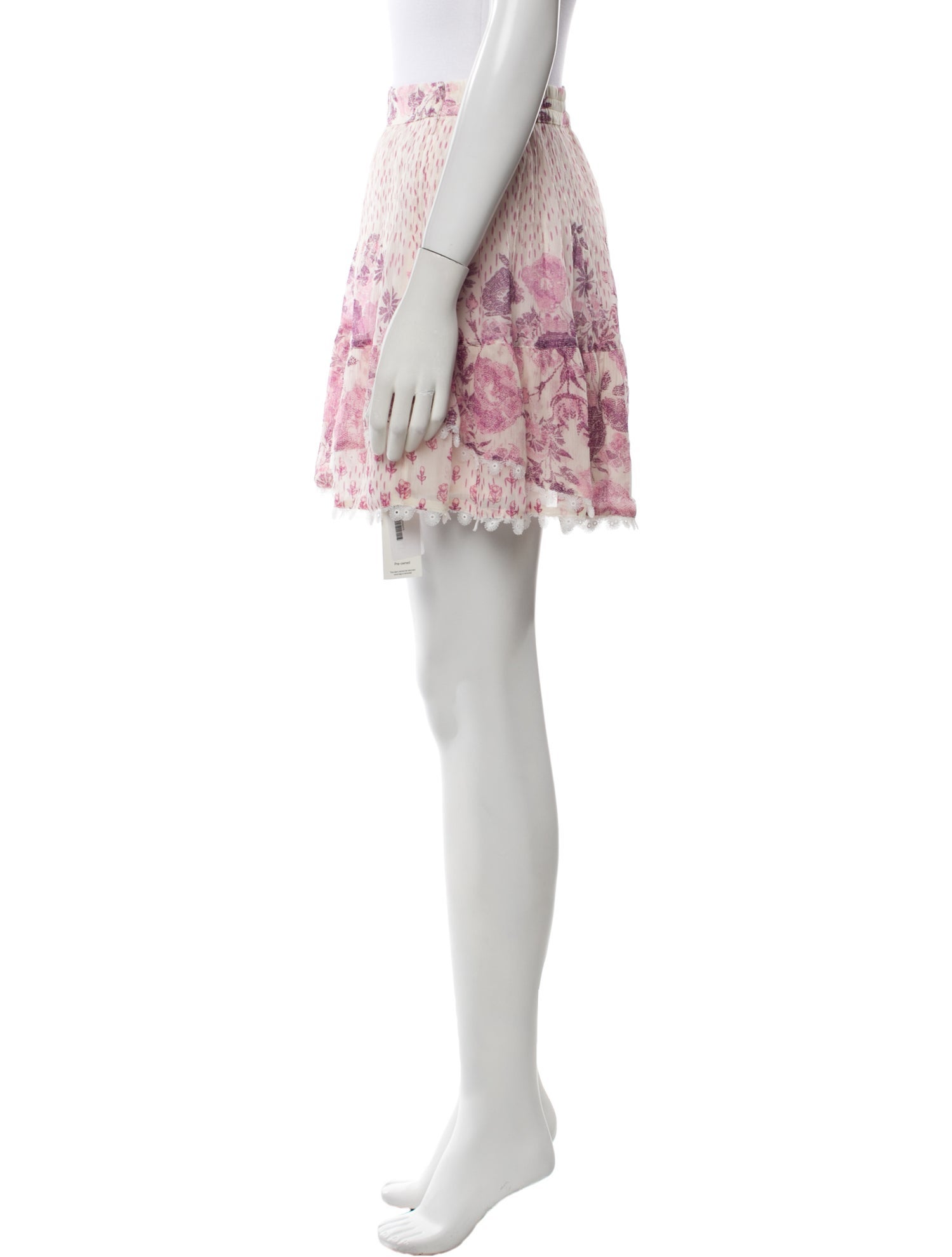 Hemanta & Nandita Floral Print Mini Skirt