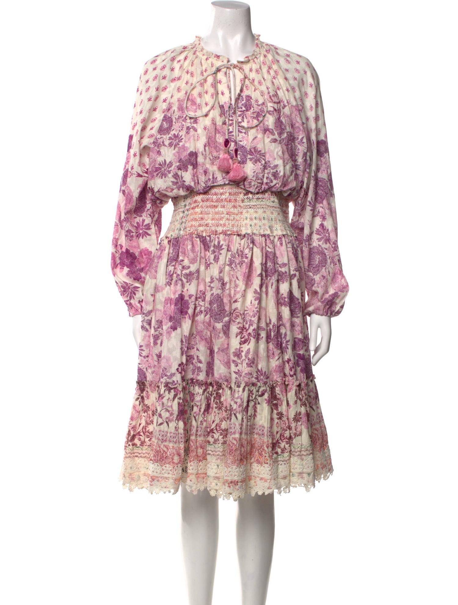 Hemanta & Nandita Printed Midi Length Dress