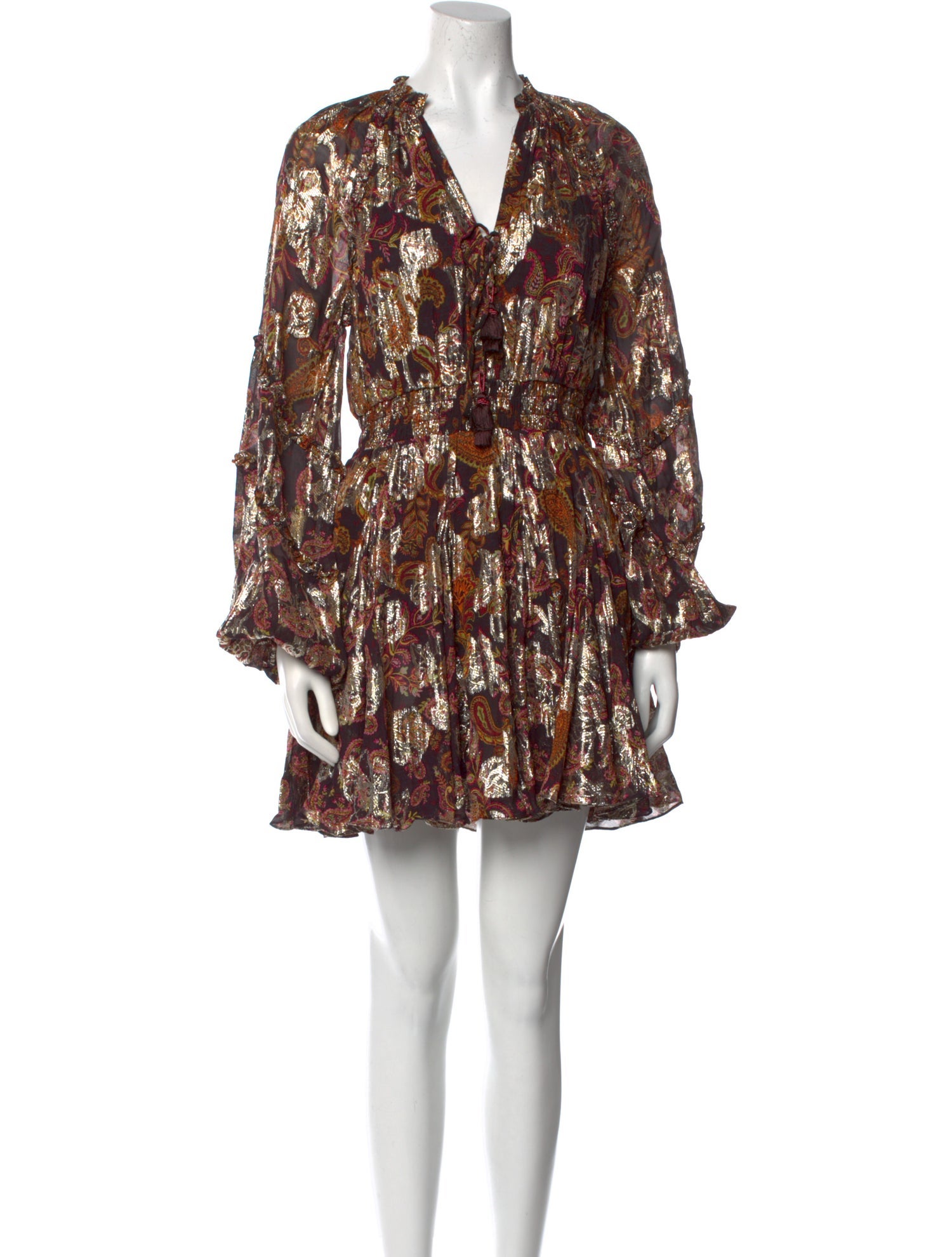 Hemanta & Nandita Printed Mini Dress