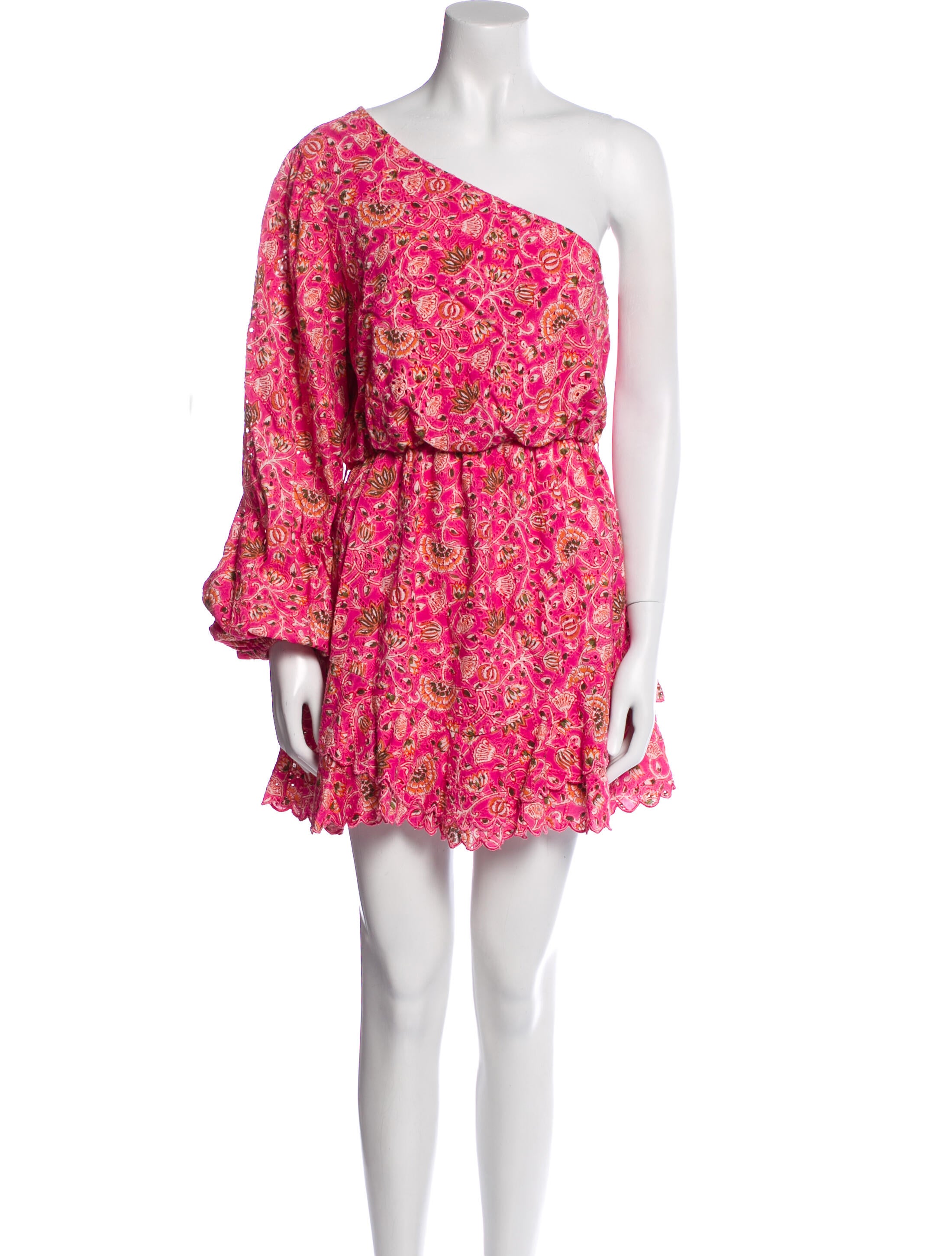 Hemanta & Nandita Floral Print Mini Dress