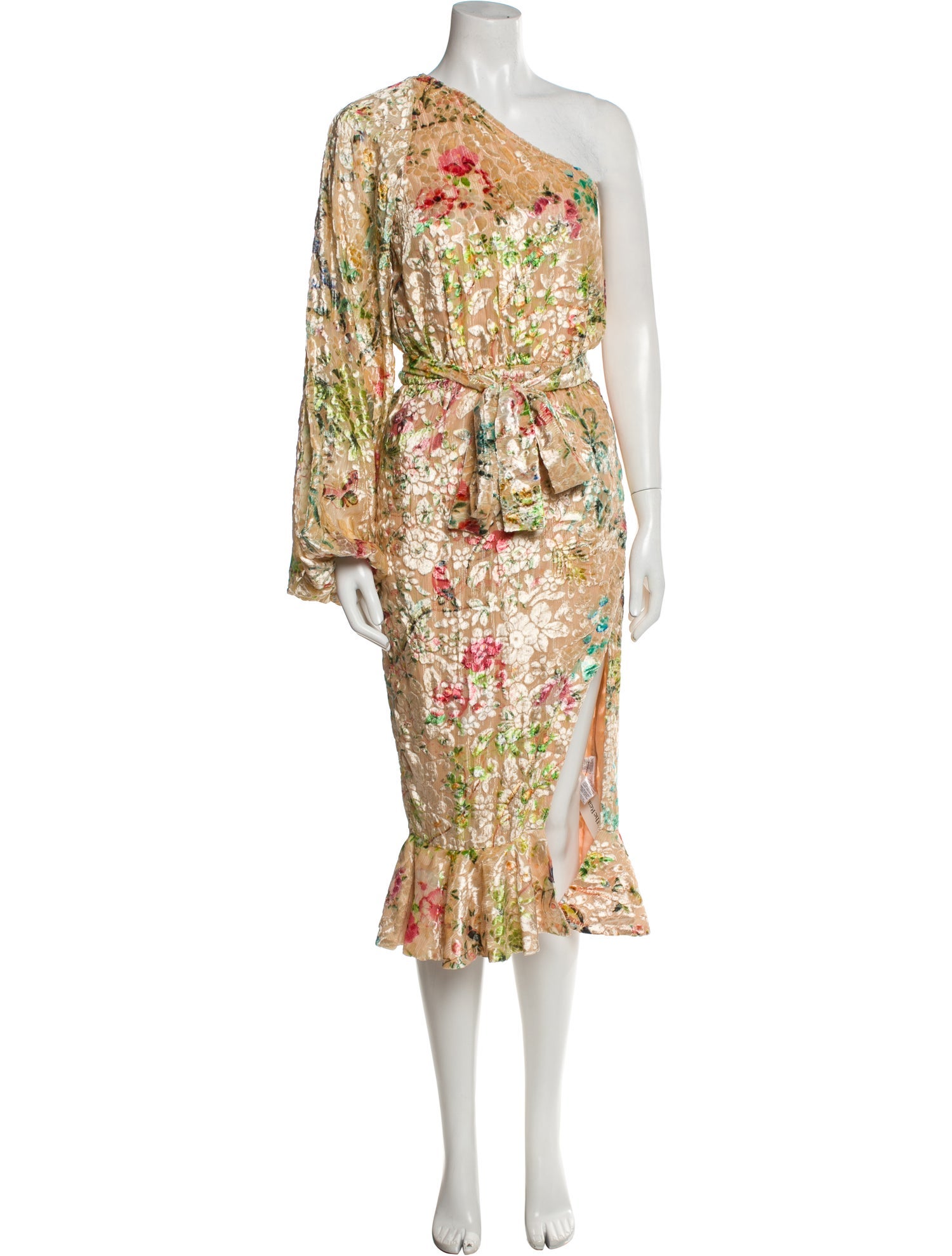 Hemanta & Nandita Printed Midi Length Dress