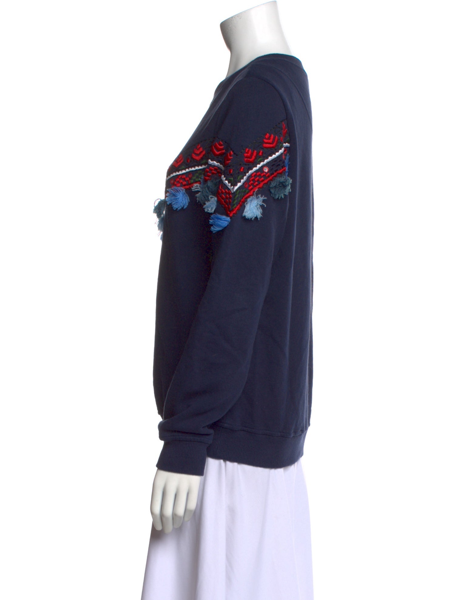 Hemanta & Nandita Printed Crew Neck Sweatshirt