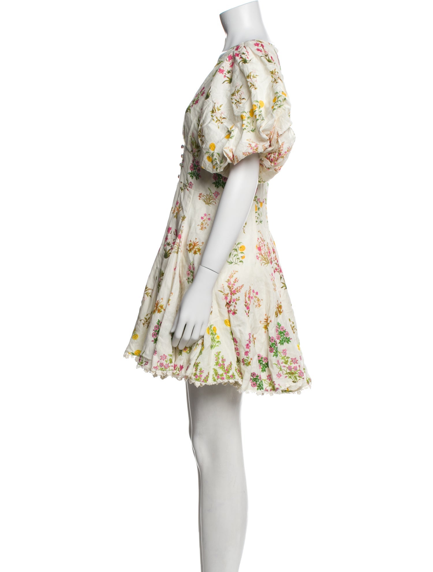 Hemanta & Nandita Floral Print Mini Dress w/ Tags