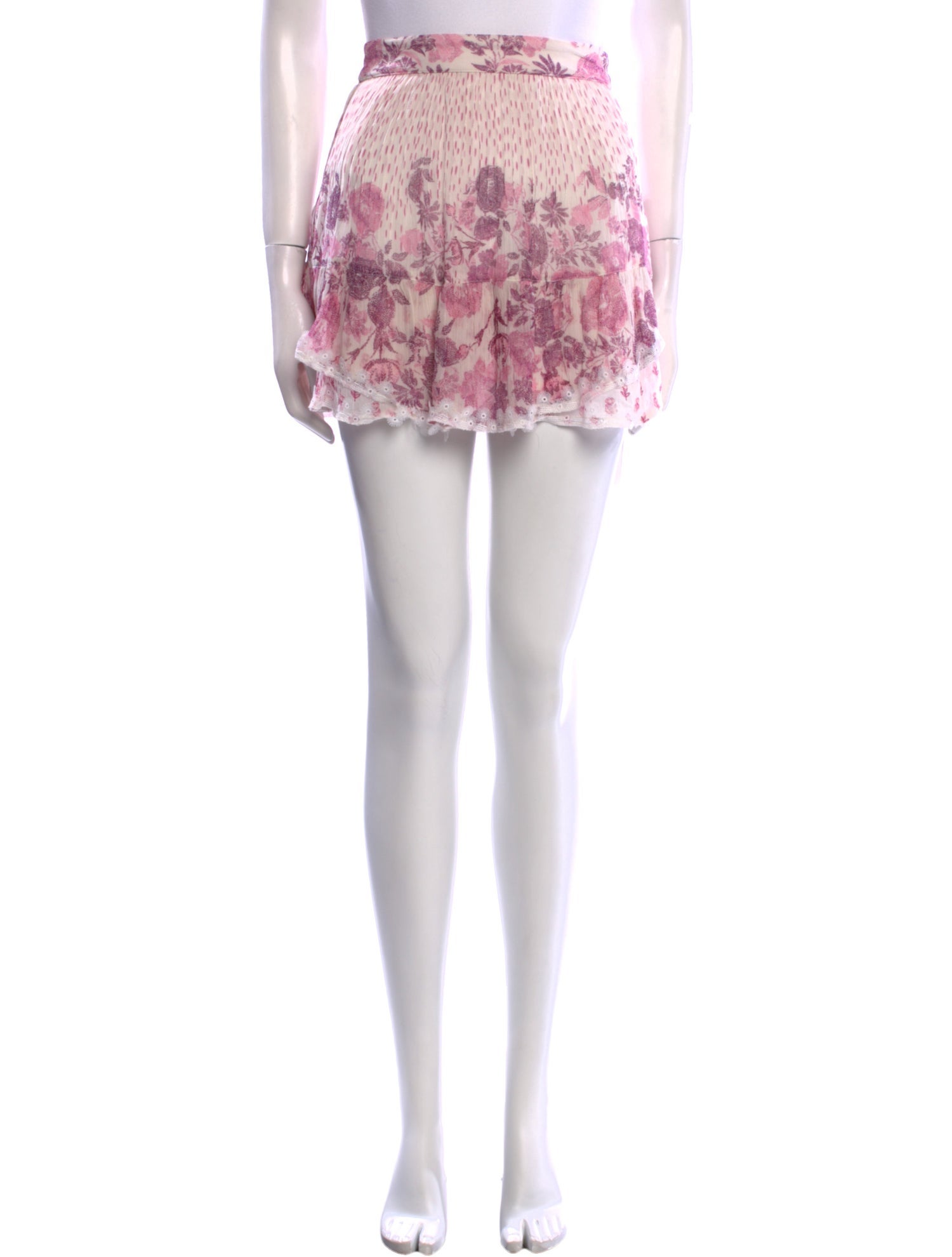 Hemanta & Nandita Floral Print Mini Skirt