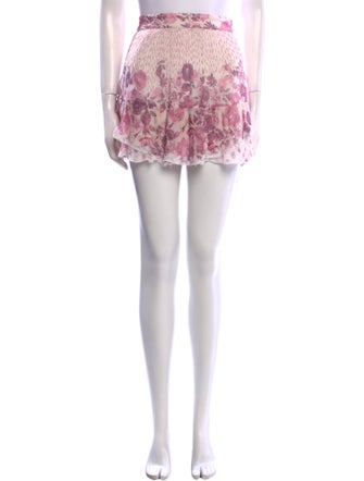 Hemanta & Nandita Floral Print Mini Skirt