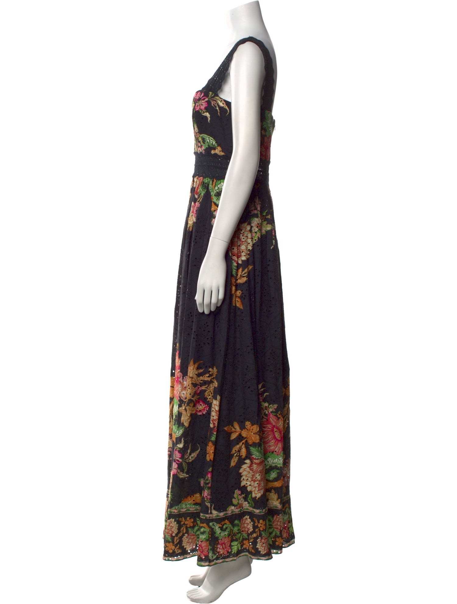 Hemanta & Nandita Floral Print Long Dress w/ Tags