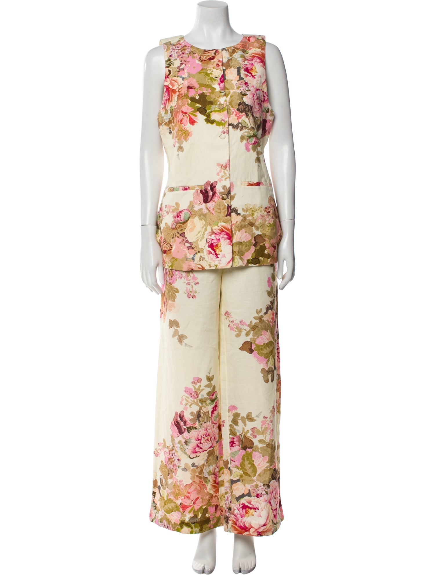 Hemanta & Nandita Floral Print Pant Set w/ Tags
