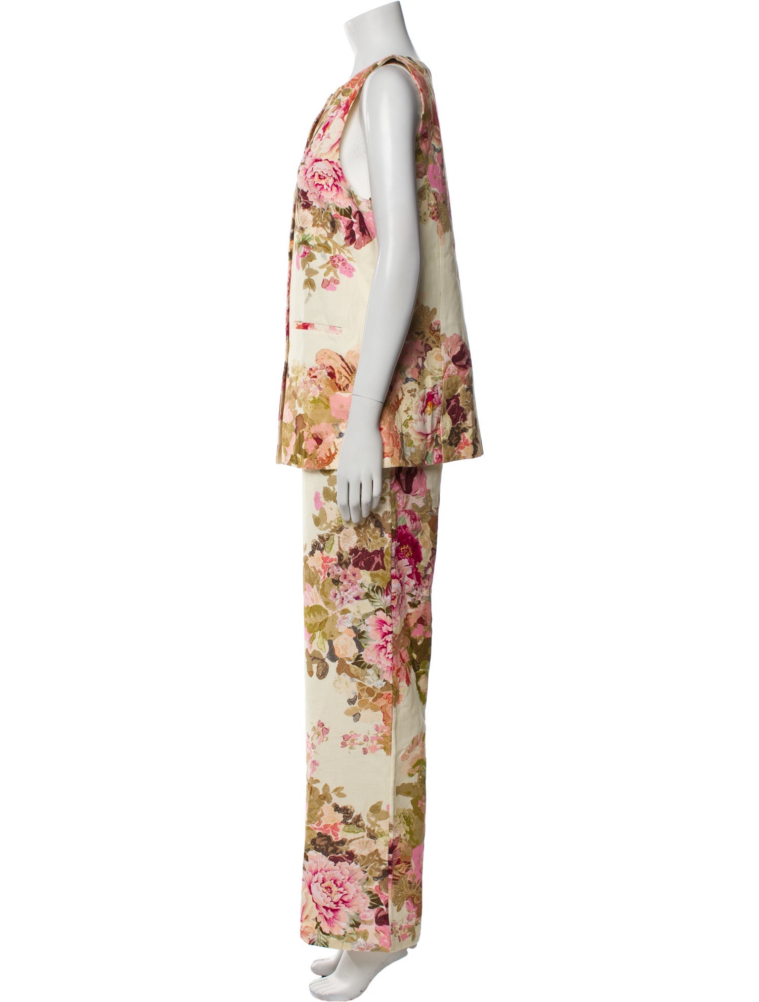 Hemanta & Nandita Floral Print Pant Set w/ Tags