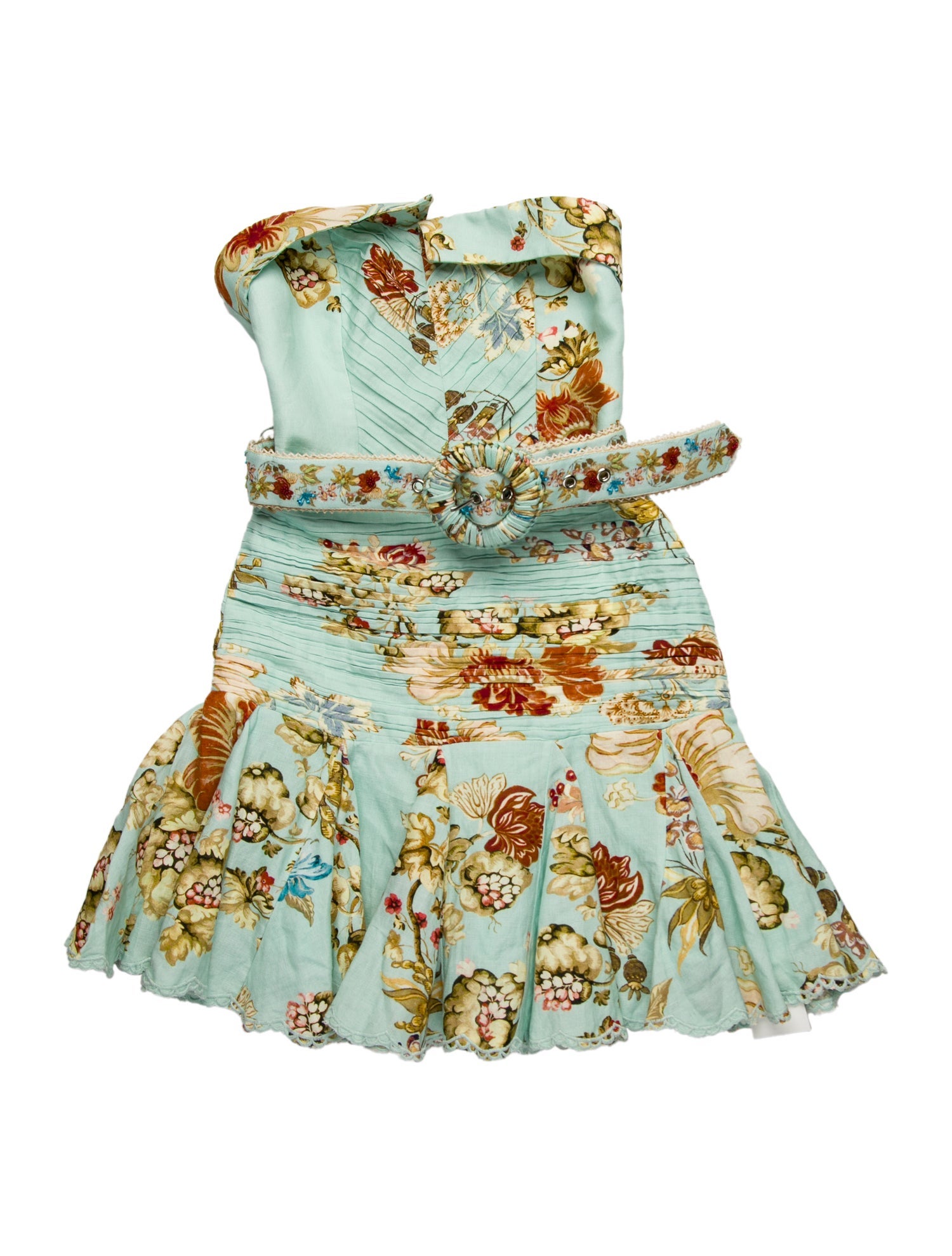 Hemanta & Nandita Floral Print Mini Dress