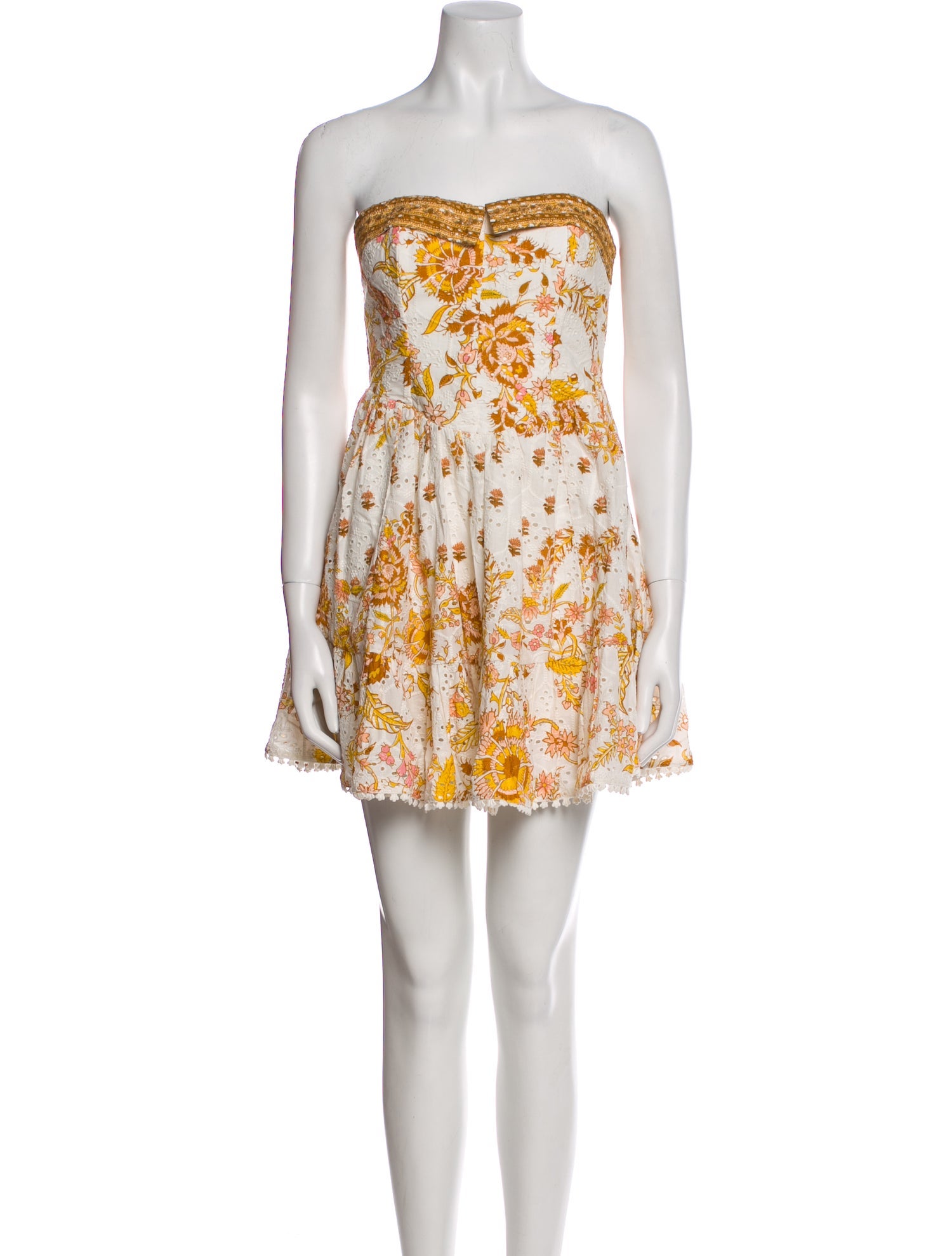 Hemanta & Nandita Floral Print Mini Dress