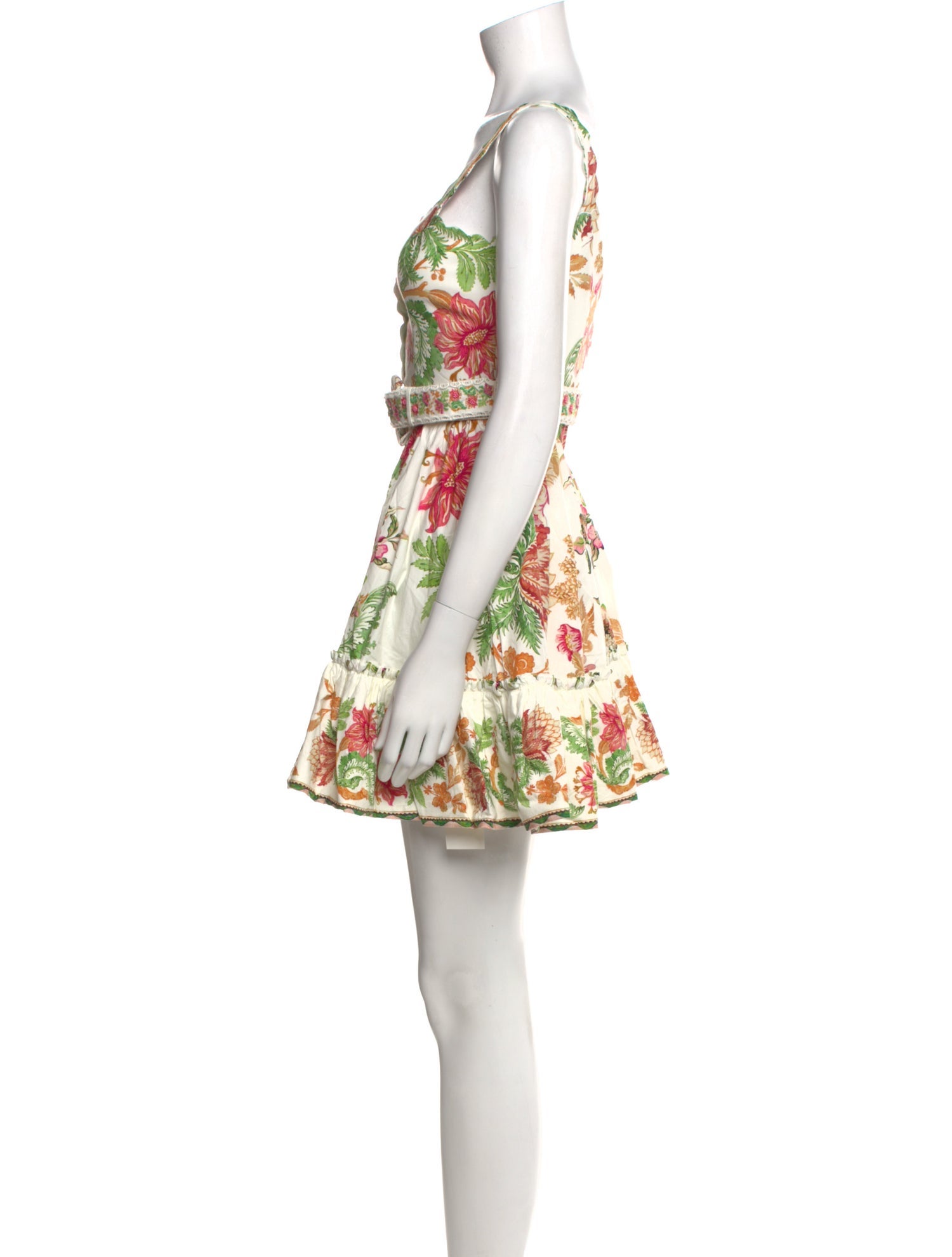 Hemanta & Nandita Floral Print Mini Dress w/ Tags