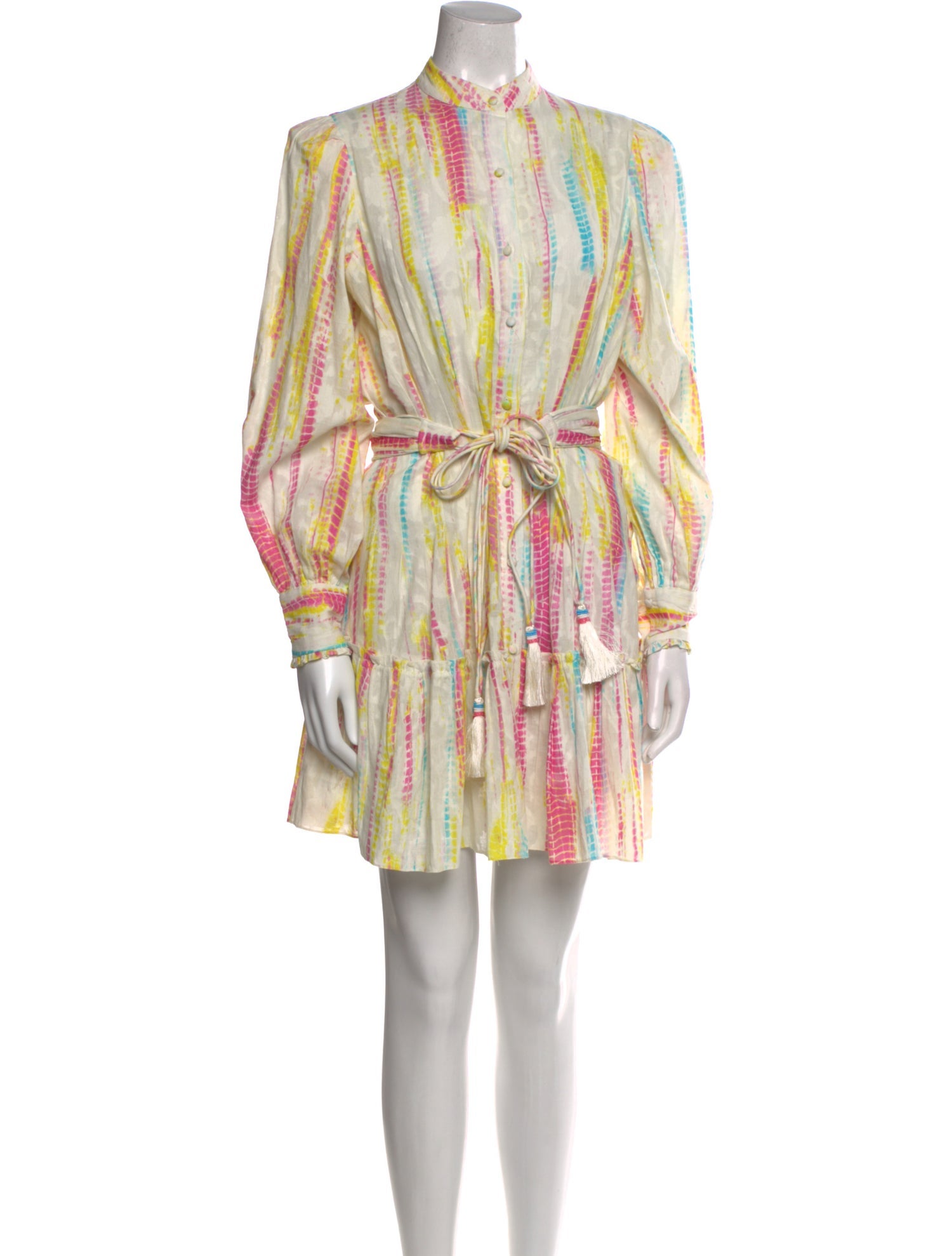 Hemanta & Nandita Printed Mini Dress