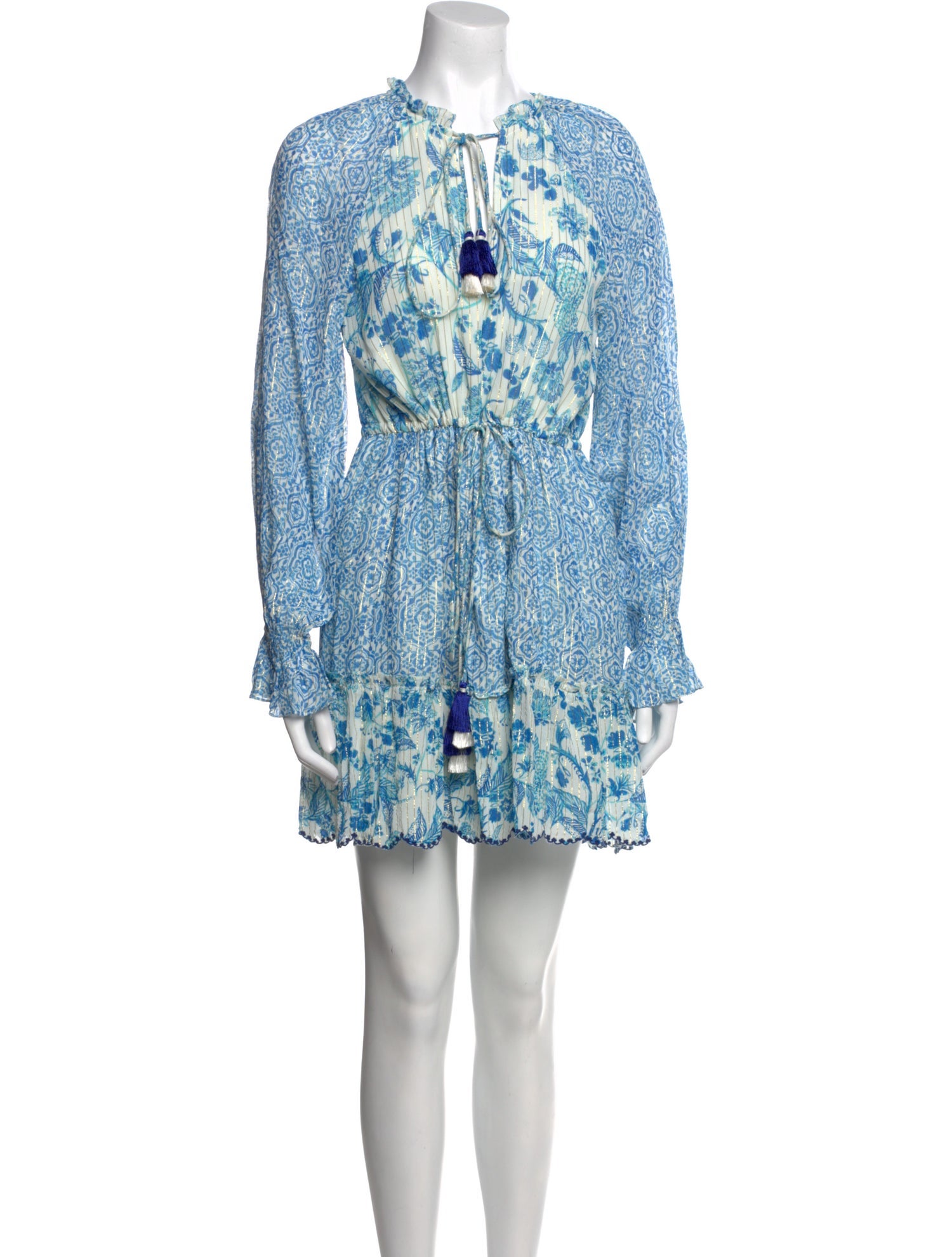 Hemanta & Nandita Paisley Print Mini Dress