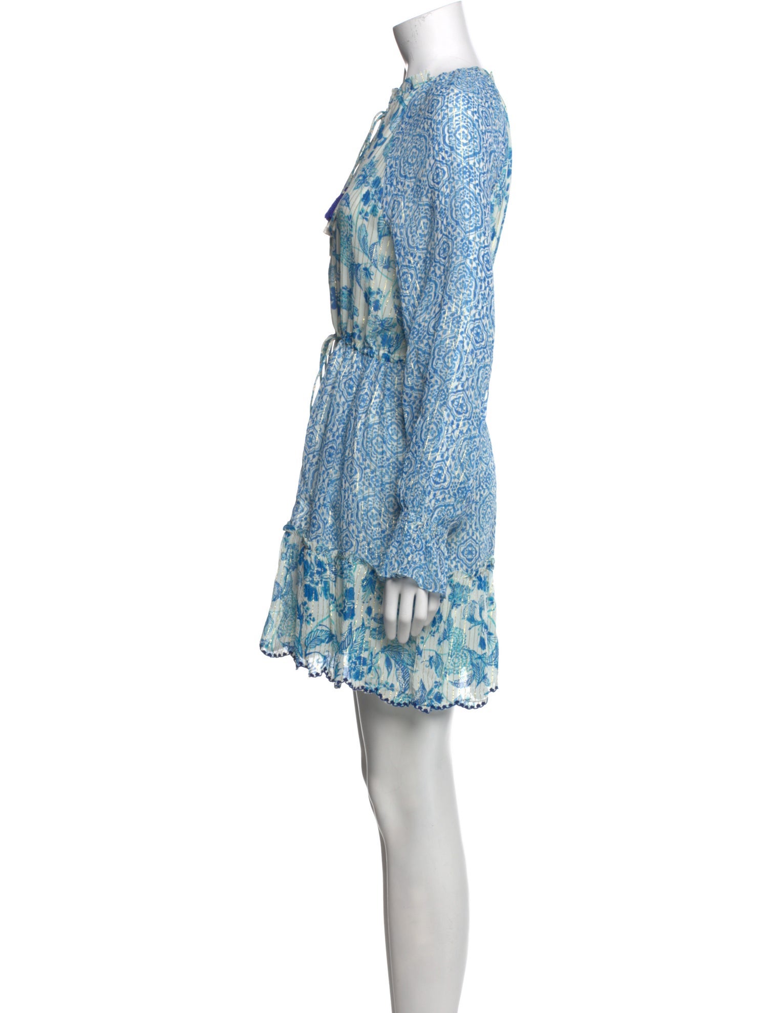 Hemanta & Nandita Paisley Print Mini Dress