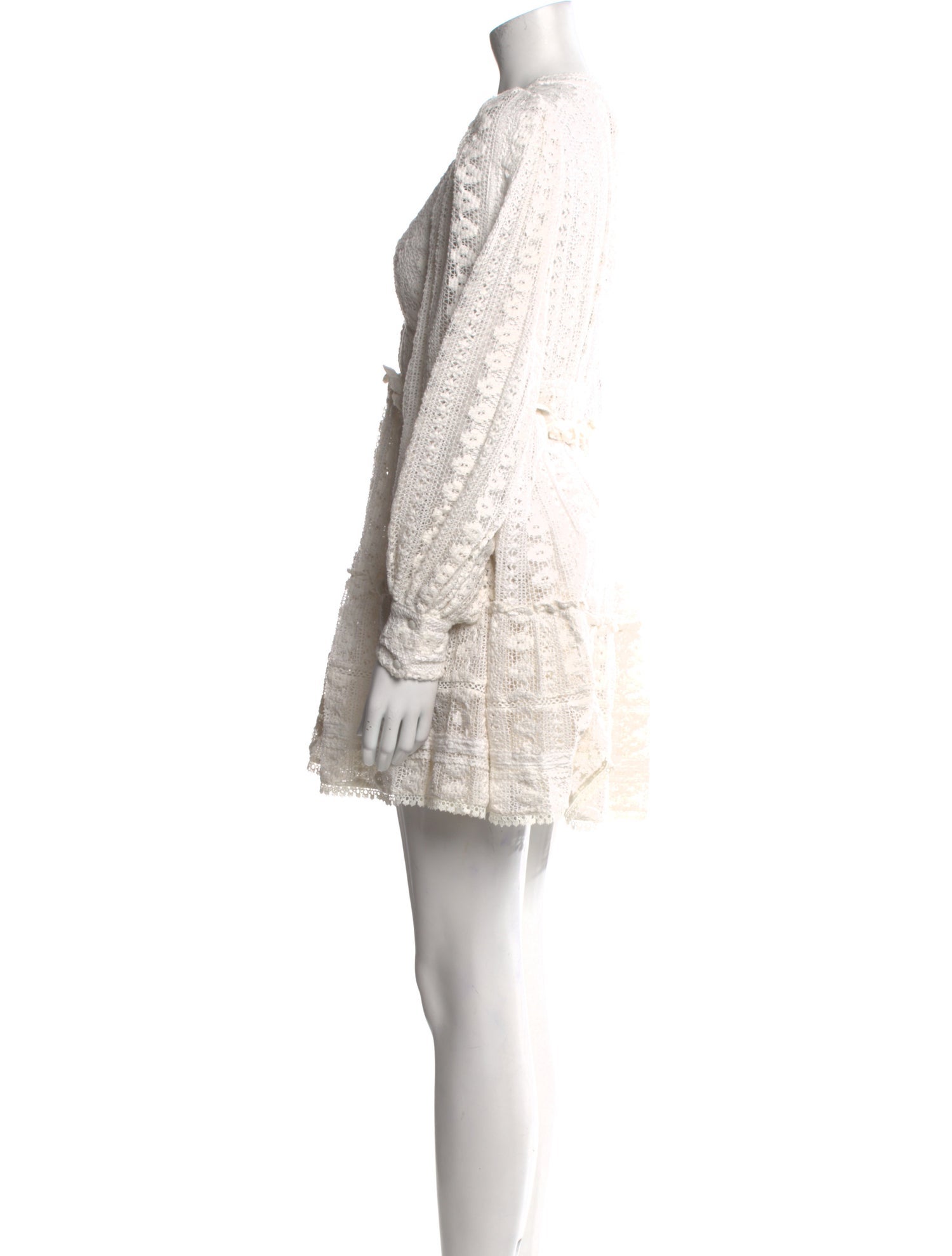 Hemanta & Nandita V-Neck Mini Dress