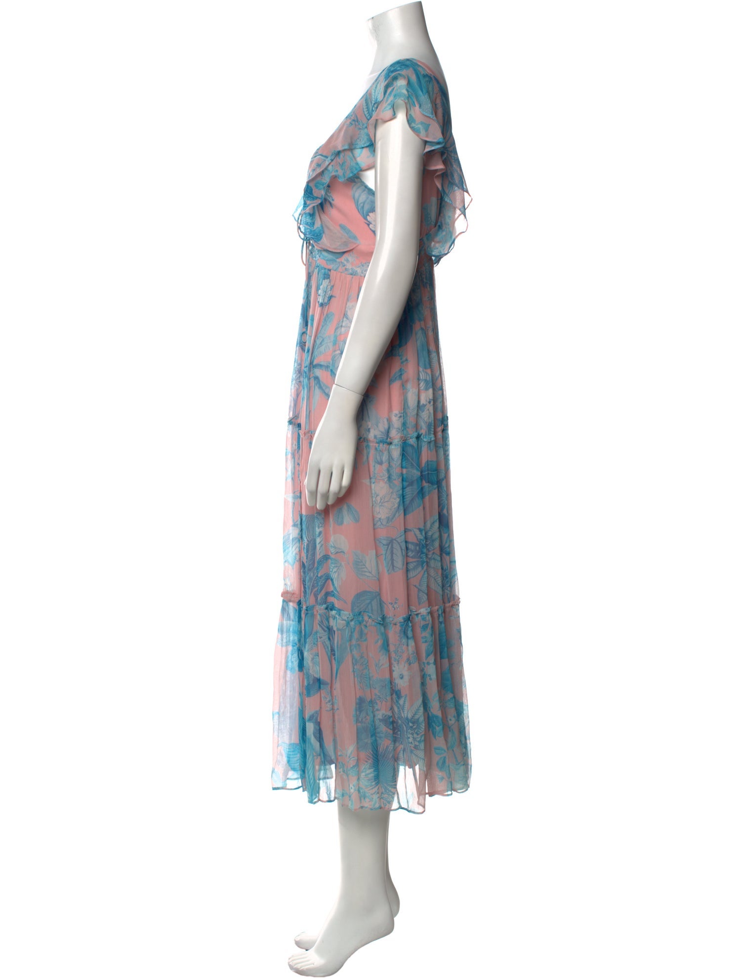 Hemanta & Nandita Printed Long Dress