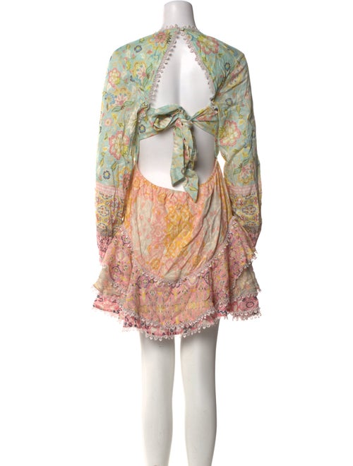 Hemanta & Nandita Paisley Print Mini Dress