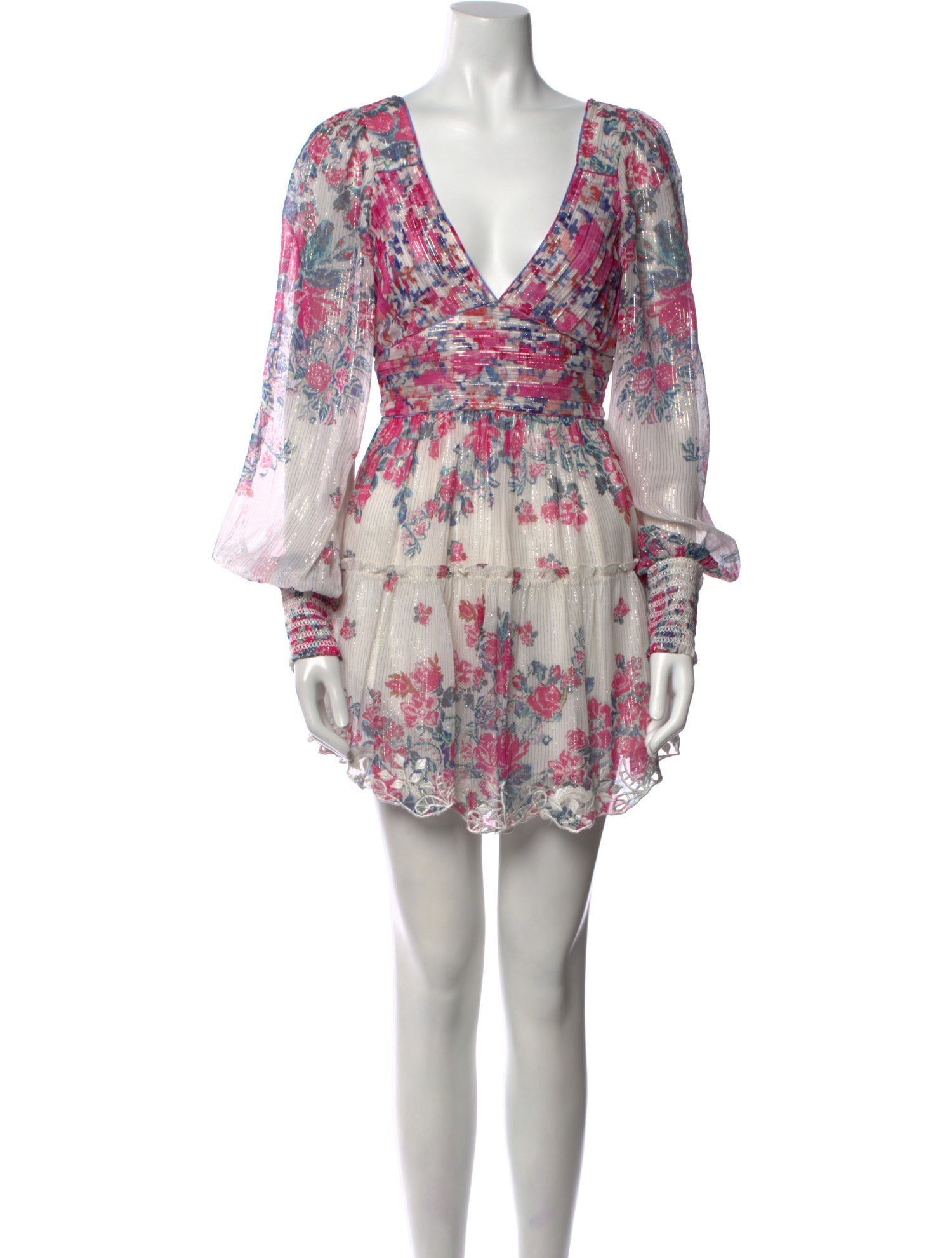 Hemanta & Nandita Printed Mini Dress