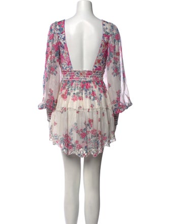 Hemanta & Nandita Printed Mini Dress