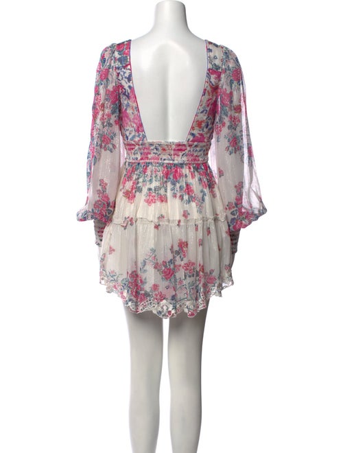 Hemanta & Nandita Printed Mini Dress