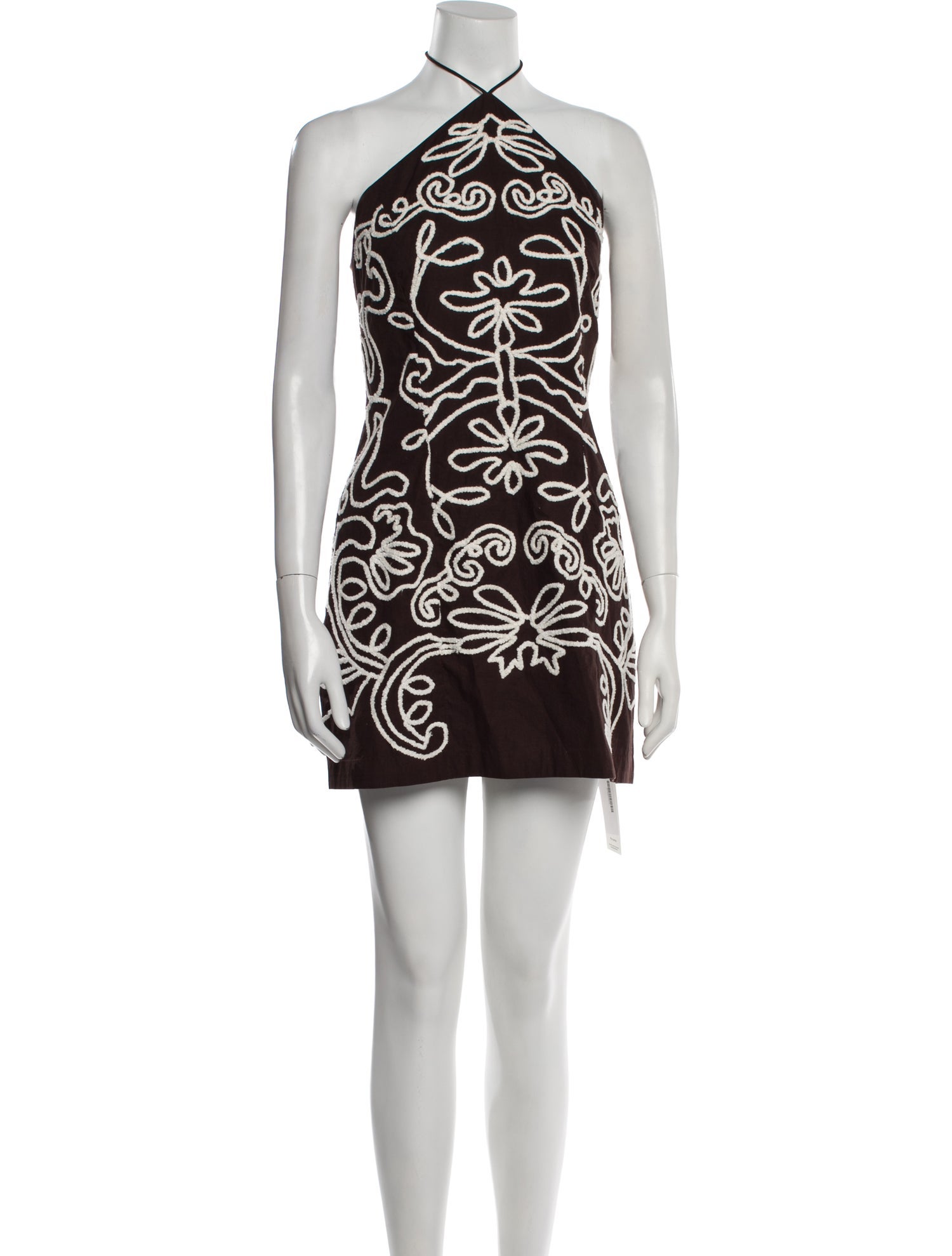 Hemanta & Nandita Printed Mini Dress