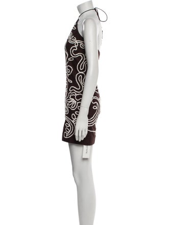 Hemanta & Nandita Printed Mini Dress