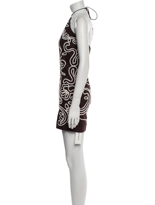 Hemanta & Nandita Printed Mini Dress