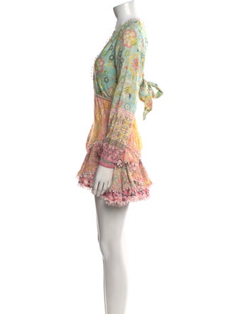 Hemanta & Nandita Paisley Print Mini Dress