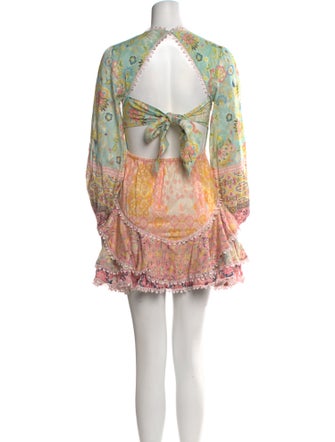 Hemanta & Nandita Paisley Print Mini Dress