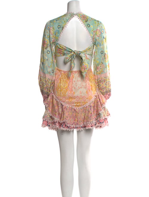 Hemanta & Nandita Paisley Print Mini Dress