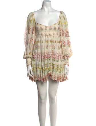 Hemanta & Nandita Printed Mini Dress