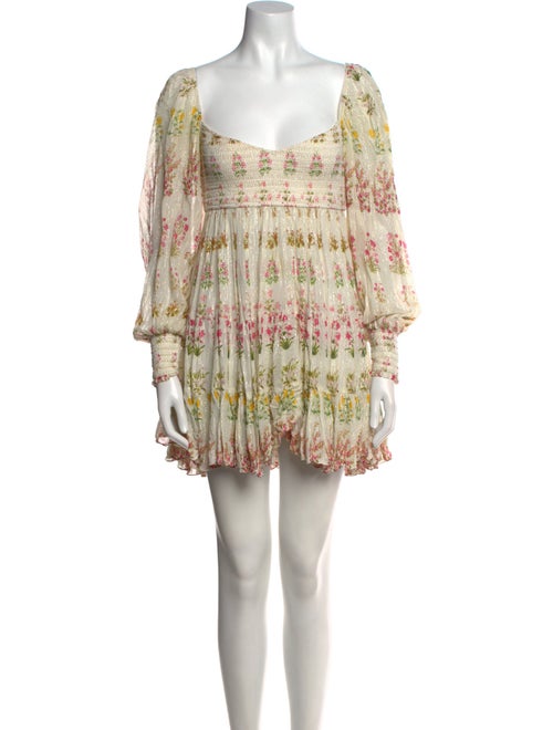 Hemanta & Nandita Printed Mini Dress