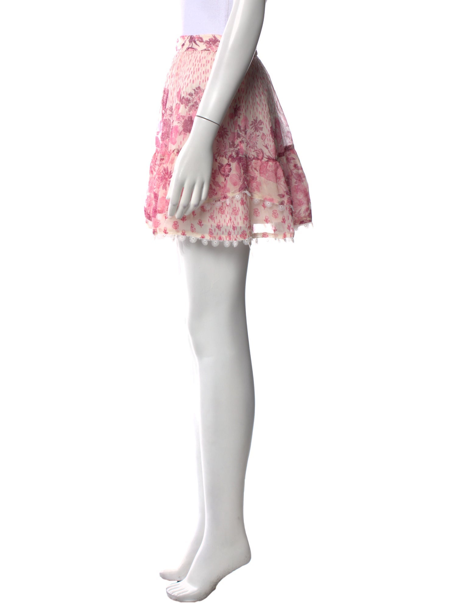 Hemanta & Nandita Floral Print Mini Skirt