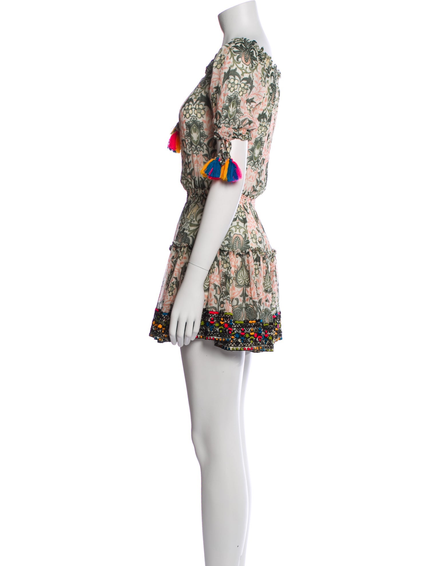 Hemanta & Nandita Printed Mini Dress