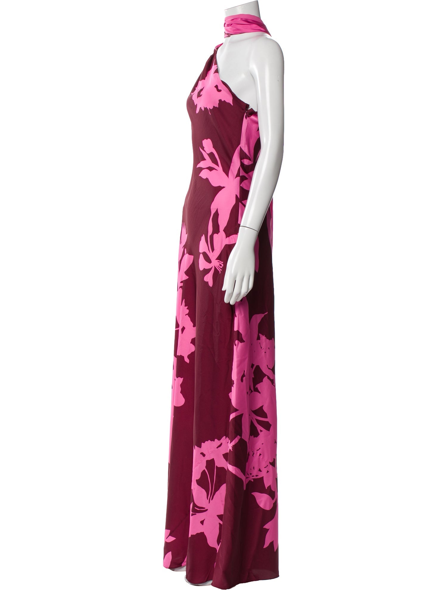 Hemanta & Nandita Floral Print Long Dress w/ Tags